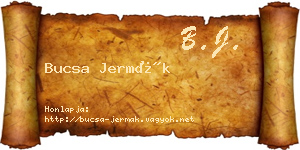 Bucsa Jermák névjegykártya